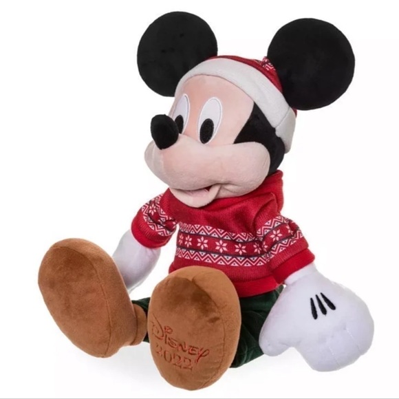 Disney Mickey Mouse Holiday Plush – Medium 16 1/4'' - Picture 2 of 8